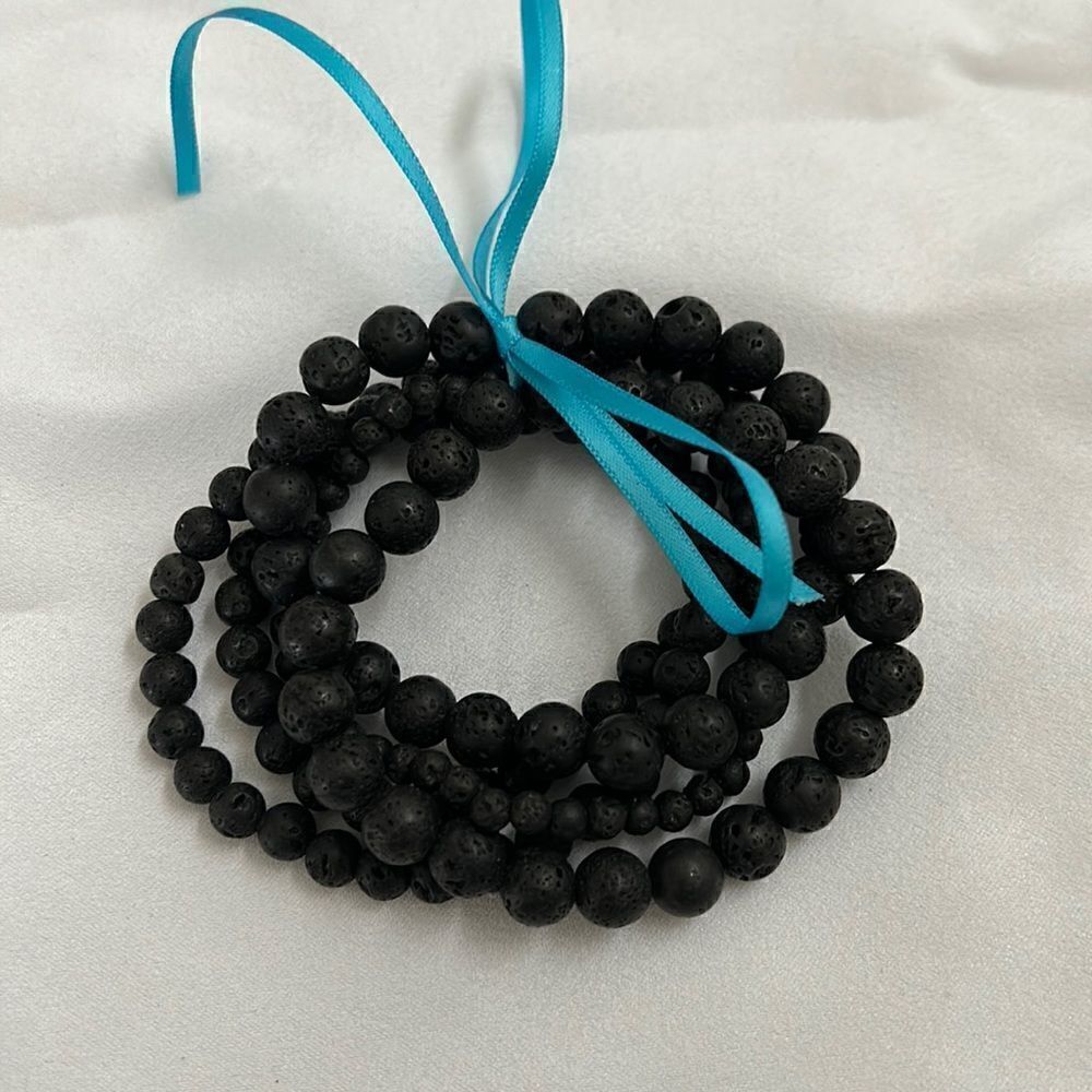 5 lava bracelet set from Hawaii